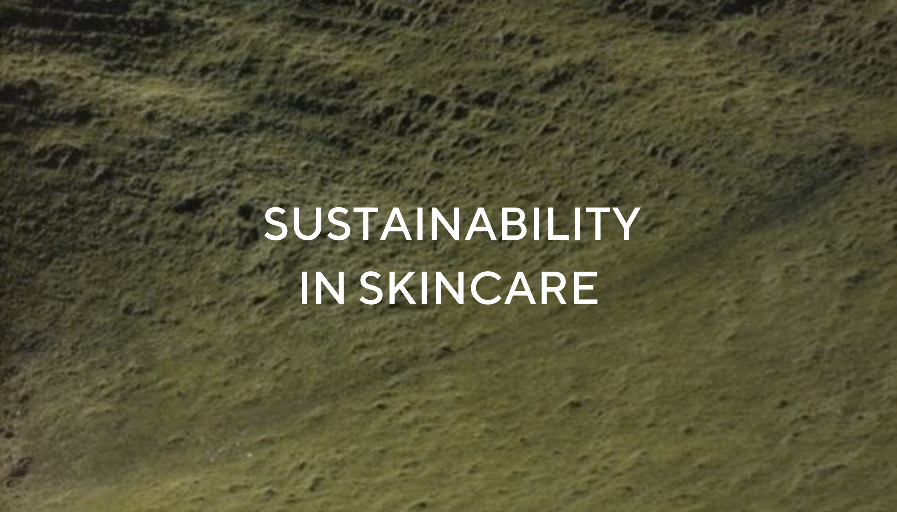 The Importance of Sustainability in Skincare